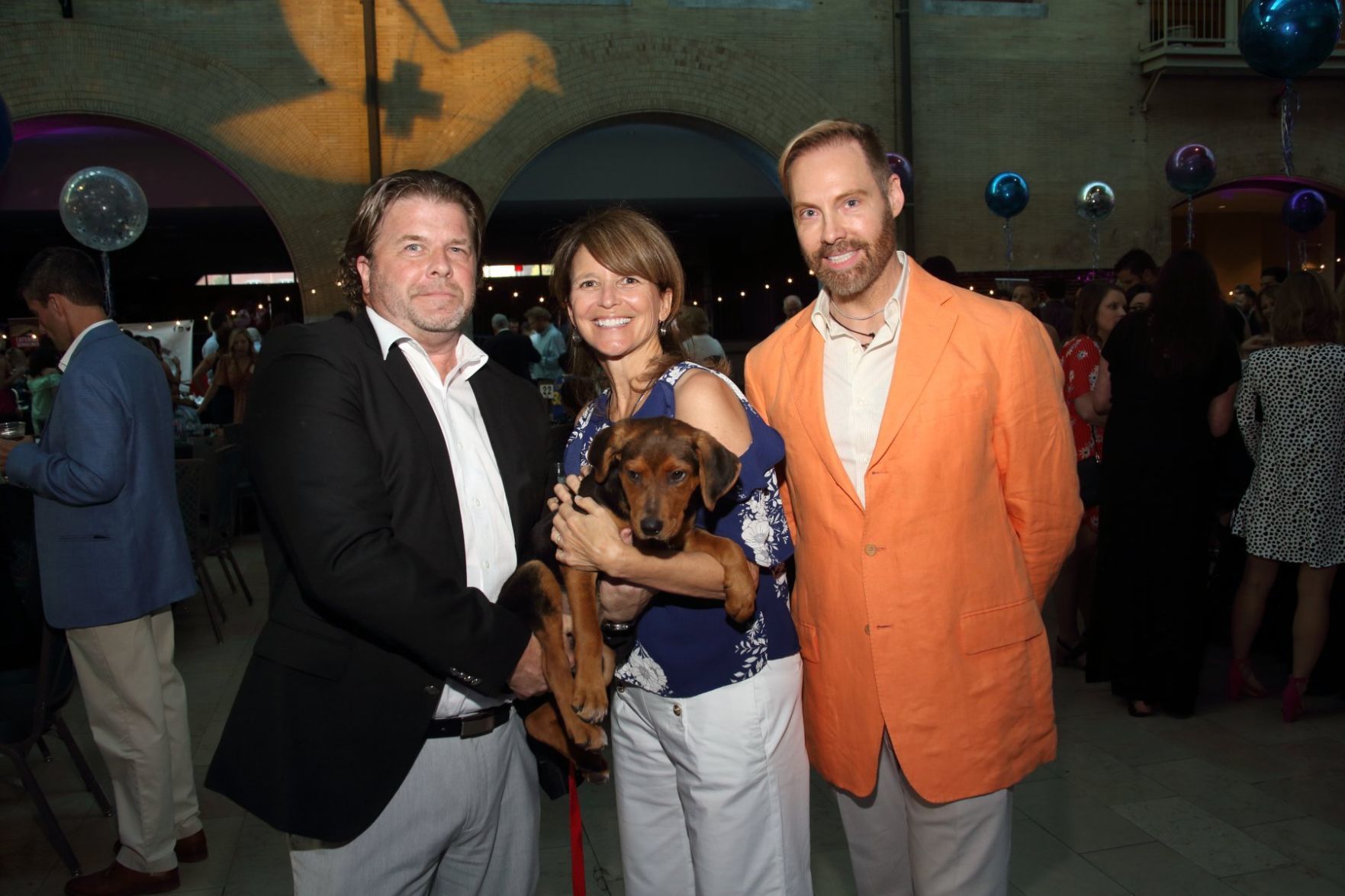Mike Garland, Gloria the puppy, Kate Corbett, James Mitchell